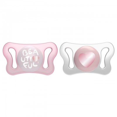 Succhietto Chicco Physio Forma Micrò Rosa Silicone 2 pz 0-2 m