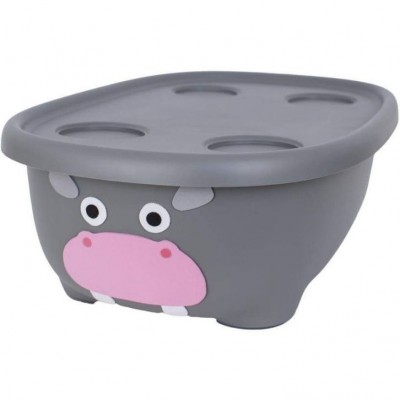 Vaschetta da Bagno Prince Lionheart 2 in 1 Tubimal Ippopotamo Grigio