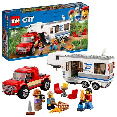 Gioco Lego City Pickup e Caravan
