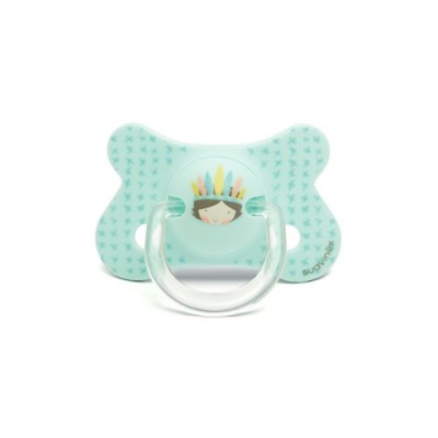 Succhietto Suavinex Fisiologico Silicone 4-18m Fusion Indiano Boy