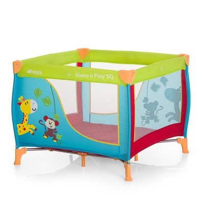 Hauck Reisebett Sleep N Play Sq Jungle Fun