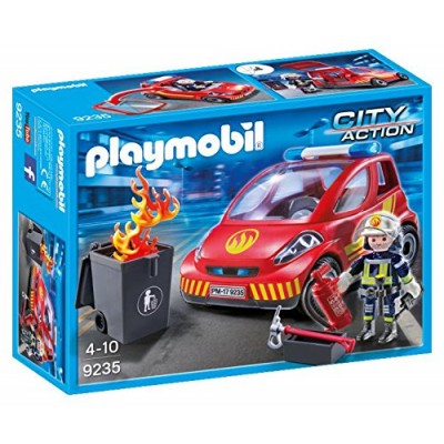 Pompiere Con Auto Playmobil City Action