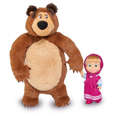  Set Simba Peluche di Masha e Orso