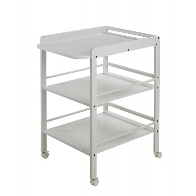 Fasciatoio In Legno Geuther Clarissa Con 2 Ripiani Bianco
