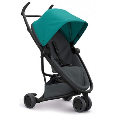 Quinny Zapp Flex Stylischer Komfort-buggy Mit Vielen Extras Leichtkompakt Faltbar Ab Der Geburt Nutzbar Green On Graphite Grün/grau Passeggino Reversibile Quinny Zapp Flex 3 Green On Graphite
