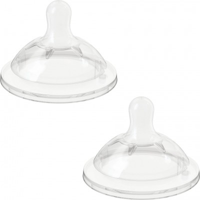 Chicco Silikonsauger Step Up New 4m+ Regulierbarer Saugfluss 2 Stück
