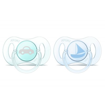 Succhietti Avent in Silicone 0-2 m Mini Boy 2 pz 