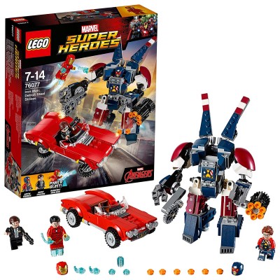 Costruzioni Lego Super Heroes Iron Man L'attacco di Detroit Steel