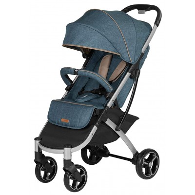 Passeggino Knorr-Baby X-Easy-Fold Melange Jeans Blu