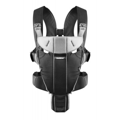 Marsupio Babybjorn Miracle Nero Argento 