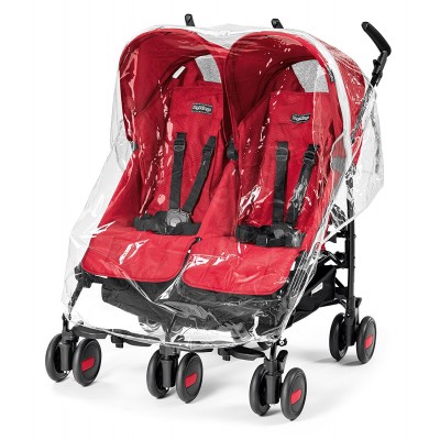 Peg Perego Regenschutz Für Pliko Mini Twin Aria Shopper Twin Transparent