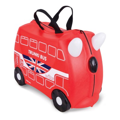 Valigia Cavalcabile Trunki Boris London Bus Red 