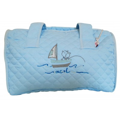 Beauty Case Noibel Trapuntato Cielo