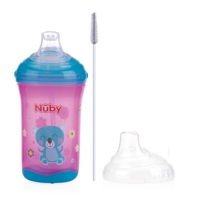 Tazza Antigoccia Nuby 360° 300ml Viola Celeste
