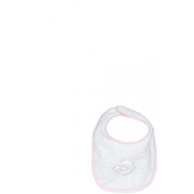 Andy&Helen Bavaglino Misura Piccola D91 Ricamato Spugna Rosa