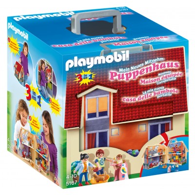 Playmobil Casa Delle Bambole Portatile