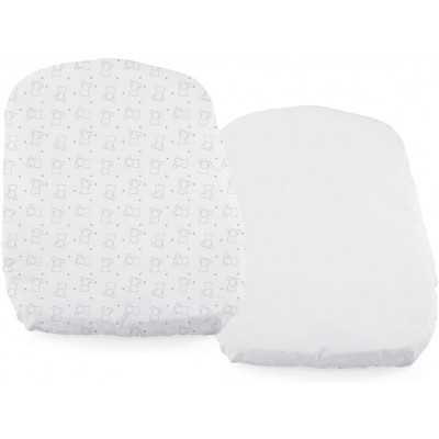 Set Lenzuola per Culla Chicco Baby Hug Little Animals 2pz
