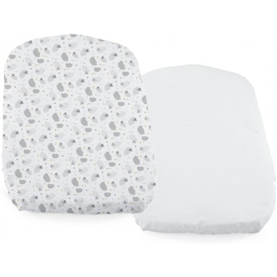 Set Lenzuola per Culla Chicco Baby Hug Little Animals 2pz
