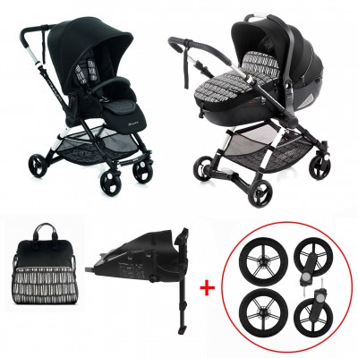 Kombikinderwagen Jané Minnum iMatrix Nature + Basis Autokindersitz iPlatform Trio Jané Minnum iMatrix Nature + Base Auto iPlatform