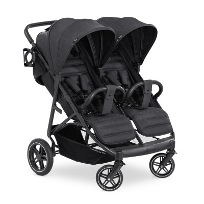 Passeggino Gemellare Hauck Uptown Duo Melange Black