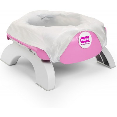 OKBABY Roady - Vasino e Riduttore WC per Bambini Pieghevole Rosa (14)