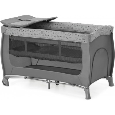 Lettino da Campeggio Hauck Sleep N Play Center Nordic Grey
