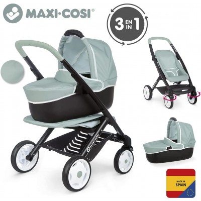 Passeggino e Carrozzina per Bambole Smoby Maxi Cosi Combi Verde