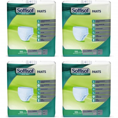 Kit Mutande Assorbenti Soffisof Air Dry Pants 8 XXL 150-203 cm 4 Pacchi da 10 pz