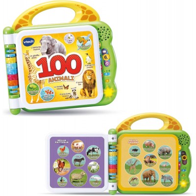 VTech Libro Illustrato Bilingue Le mie Prime 100 Parole 2-5 anni