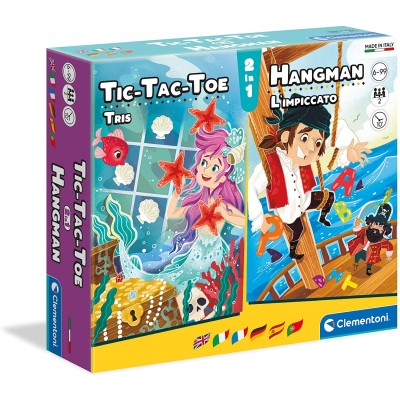 Gioco da Tavolo Clementoni Tris + L'impiccato