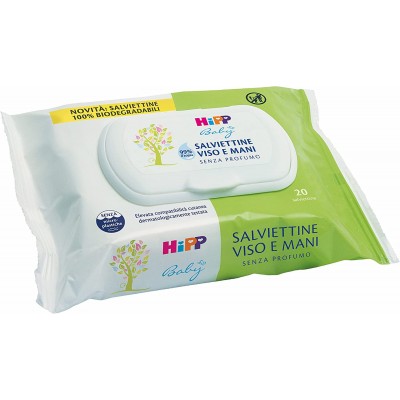 Salviettine Hipp Viso e Mani 20 pz