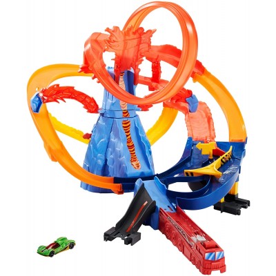 Pista Mattel Hot Wheels Fuga dal Vulcano