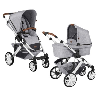 Kombi-Kinderwagen ABC Design Salsa 4 Graphite Grey Duo ABC Design Salsa 4 Graphite Grey