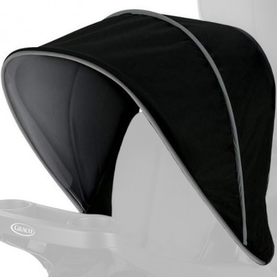 Cappotta per Seduta Anteriore Passeggino Gemellare Graco Stadium Duo Black Grey