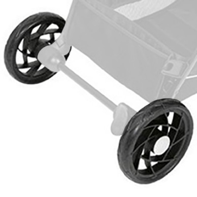 Kit Ruote Posteriori per Passeggino Chicco One4Ever Grigio