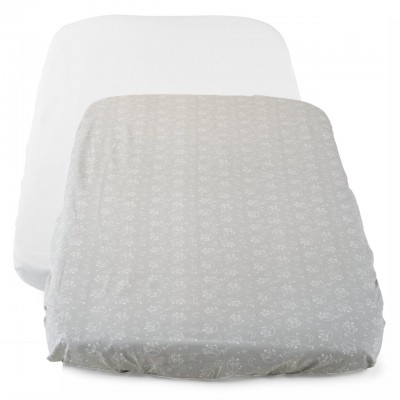 Set Lenzuola con Angoli Chicco Next 2 Me Grey Fox 2pz