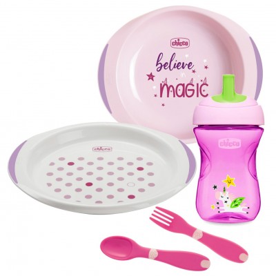 Set Pappa Chicco All You Need Set Rosa 12m+