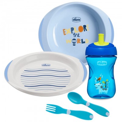 Set Pappa Chicco All You Need Set Azzurro 12m+