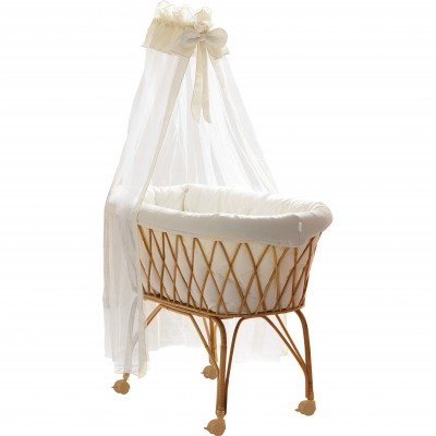 Culla Pali Sweeties Crema con Velo