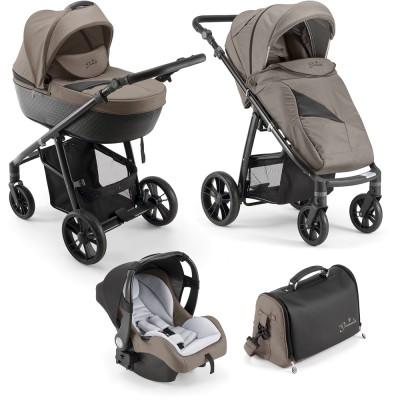 Trio Pali Diamante Sabbia/Nero