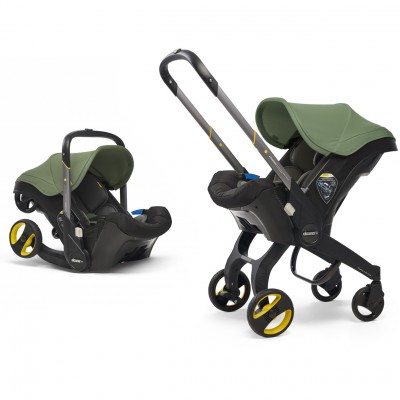 Seggiolino Auto Passeggino Doona 2 In 1 Gruppo 0+ Desert Green