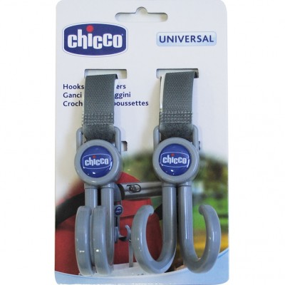 Chicco Universal Haken Für Kinderwagen Schwarz