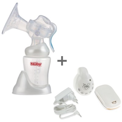  Tiralatte Manuale Nuby con Base + Meccanismo Elettrico SoftFlex
