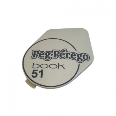 Coperchietto Laterale Destra Peg Perego per Telaio Book 51 Grigio