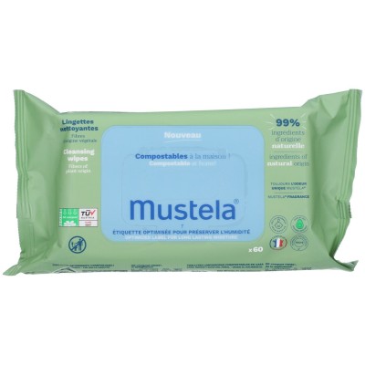 Mustela Parfümierte Reinigungstücher 60 Stk
