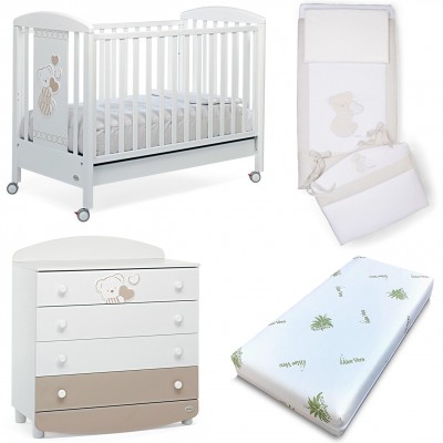 Kit Offerta Dolcecuore 500 Foppapedretti Bianco con Comò