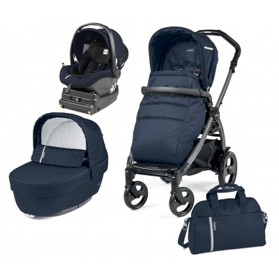 Kinderwagen Set Peg Perego Book Elite Class Navy Trio Peg Perego Book Elite Class Navy