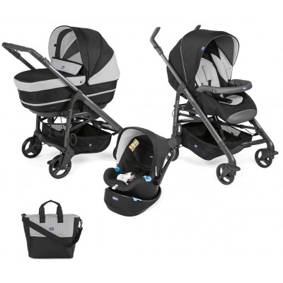 Kombikinderwagen Chicco Love Up Jet Black