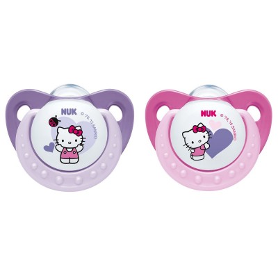 Succhietti Nuk Silicone Hello Kitty 0-6m Set 2pz