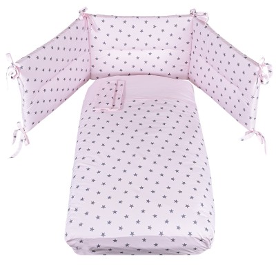 Completo Piumone Picci Stella Stampato Rosa 3pz
